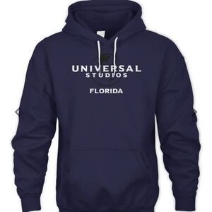 Universal studios  navy unisex hoddie